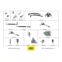 Magneti Marelli - Zestaw 79 złączek do urządzenia do wymiany płynu ATF